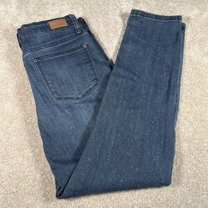 Judy Blue Relaxed Fit Tapered Leg Blue Jeans 9/29 (FITS 29 X 27) Dot Pattern